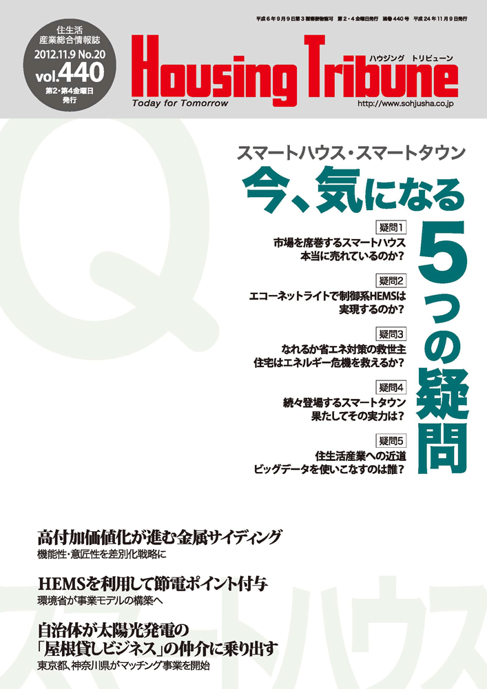 ハウジング・トリビューン Vol.440（2012年20号）